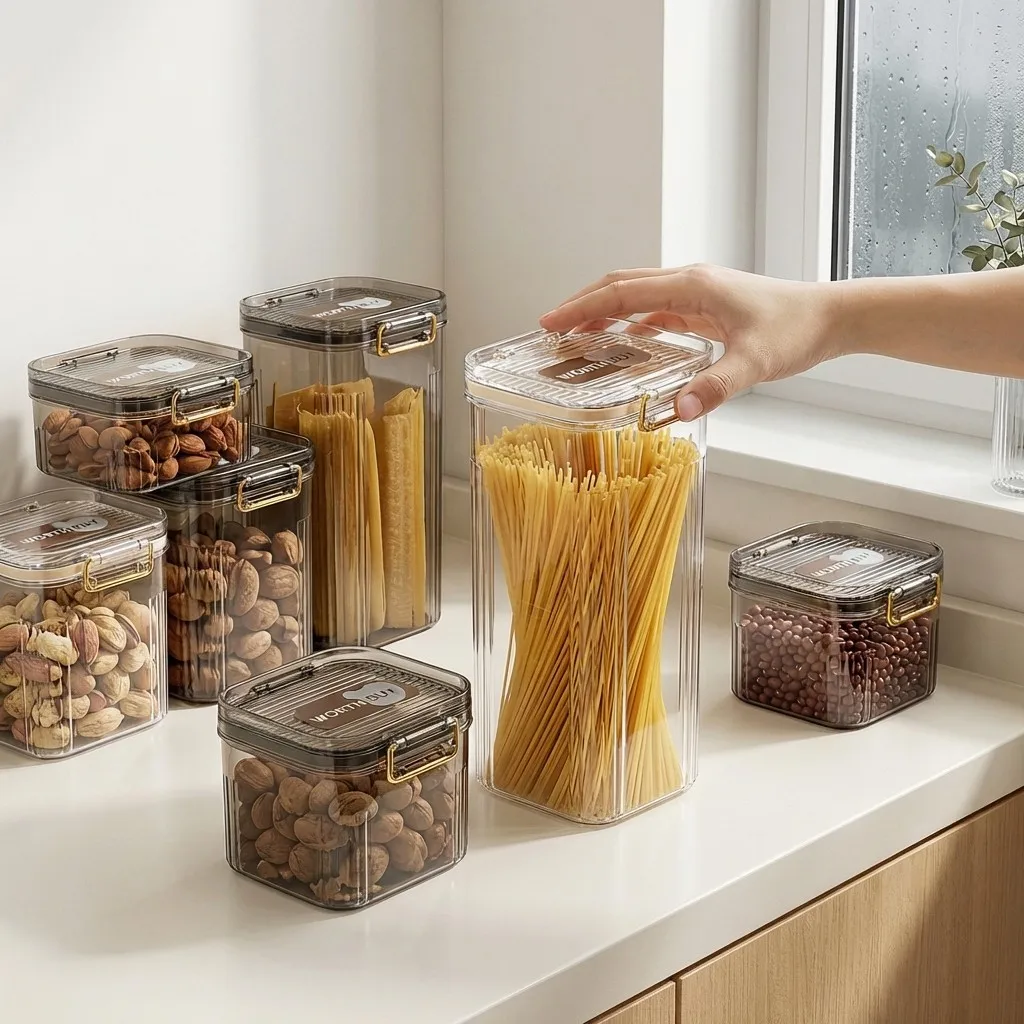 Airtight Food Storage Containe - đánh giá và giá Food Storage With Dividers