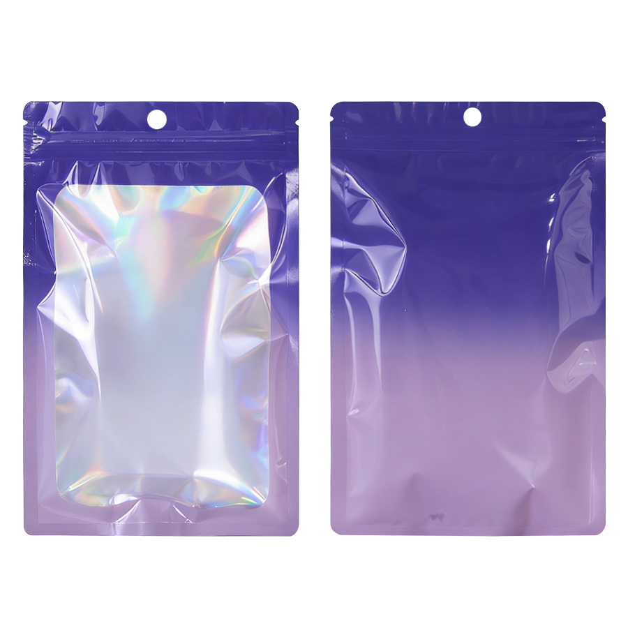 Holographic Color Square Zippe - đánh giá và giá Food Storage Bag